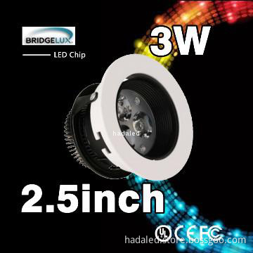 Excellent LED chip celling led down lights 3W